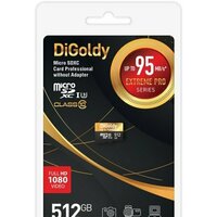 DiGoldy Extreme Pro microSDXC 512GB DG512GCSDXC10UHS-1-ElU3 W