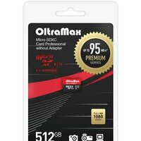 Oltramax Premium Series microSDXC 512GB OM512GCSDXC10UHS-1-PrU3 W