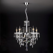 Eurosvet 3908/5 хром/прозрачный хрусталь Strotskis фото