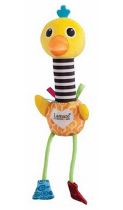 Lamaze Погремушка Веселый страус фото